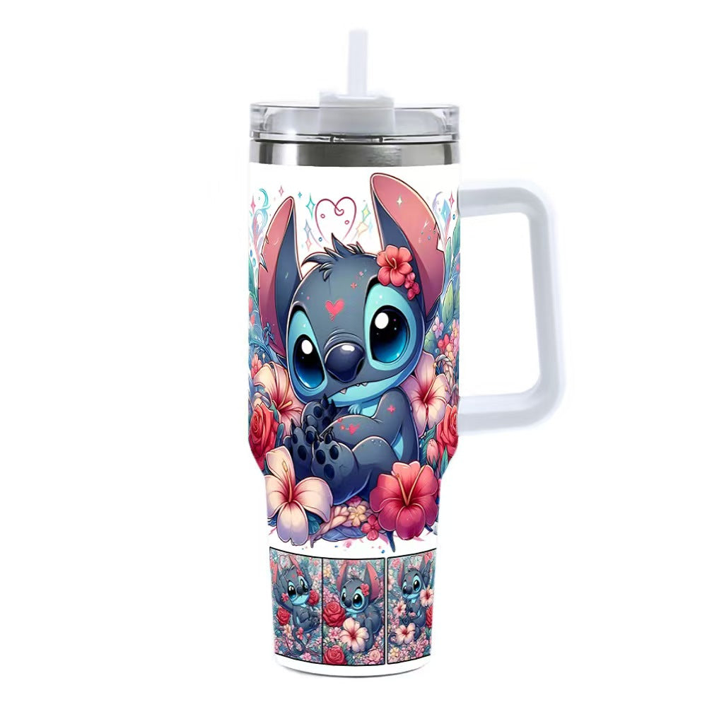 Stitch & Angel Rainbow Tumbler