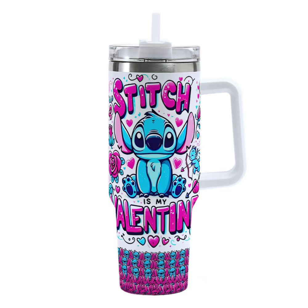 Stitch & Angel Rainbow Tumbler