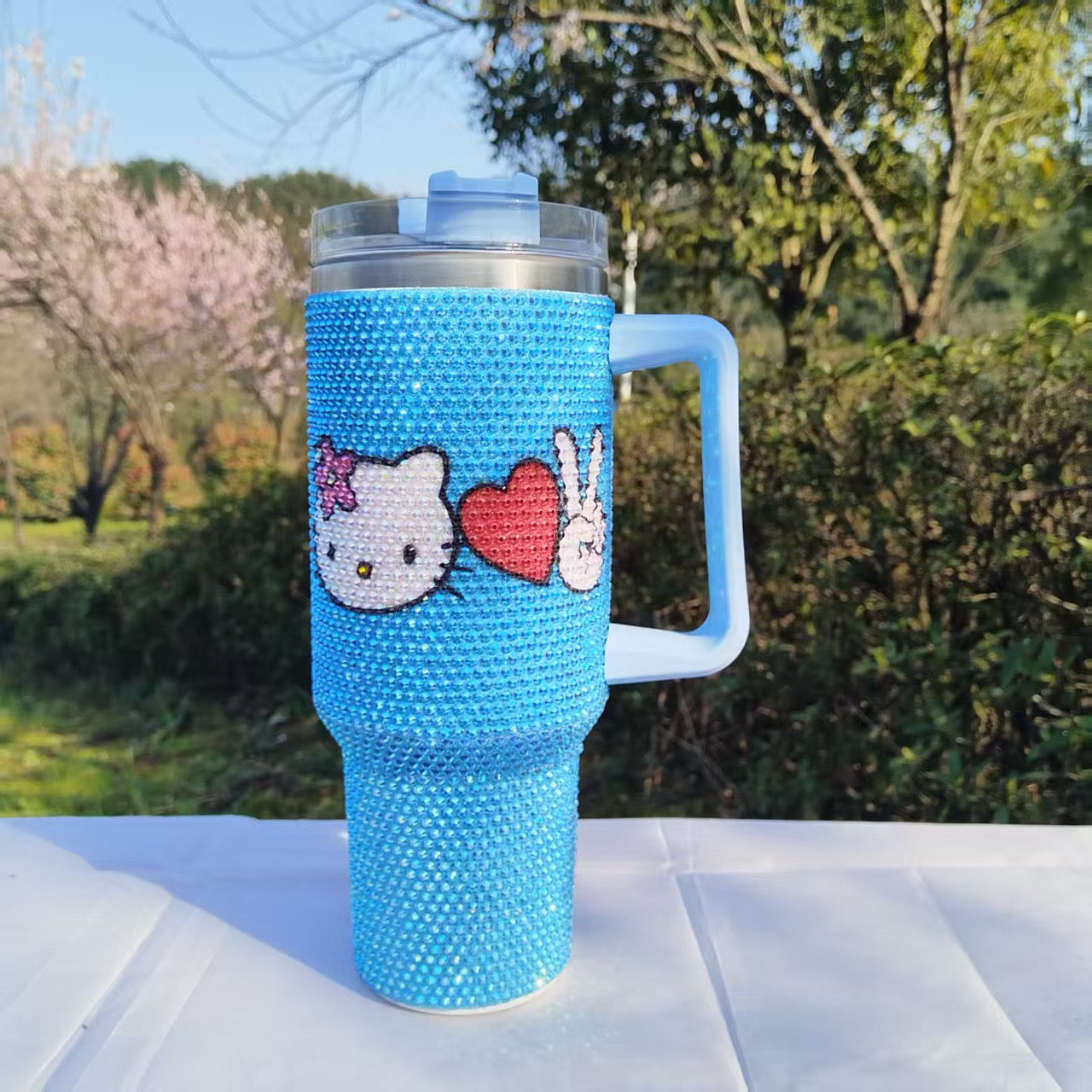 BlingKitty 40oz Crystal Tumbler