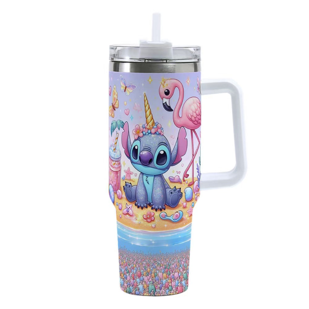 Stitch & Angel Rainbow Tumbler
