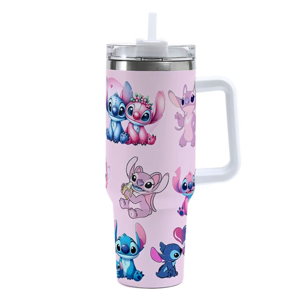 Stitch & Angel Rainbow Tumbler