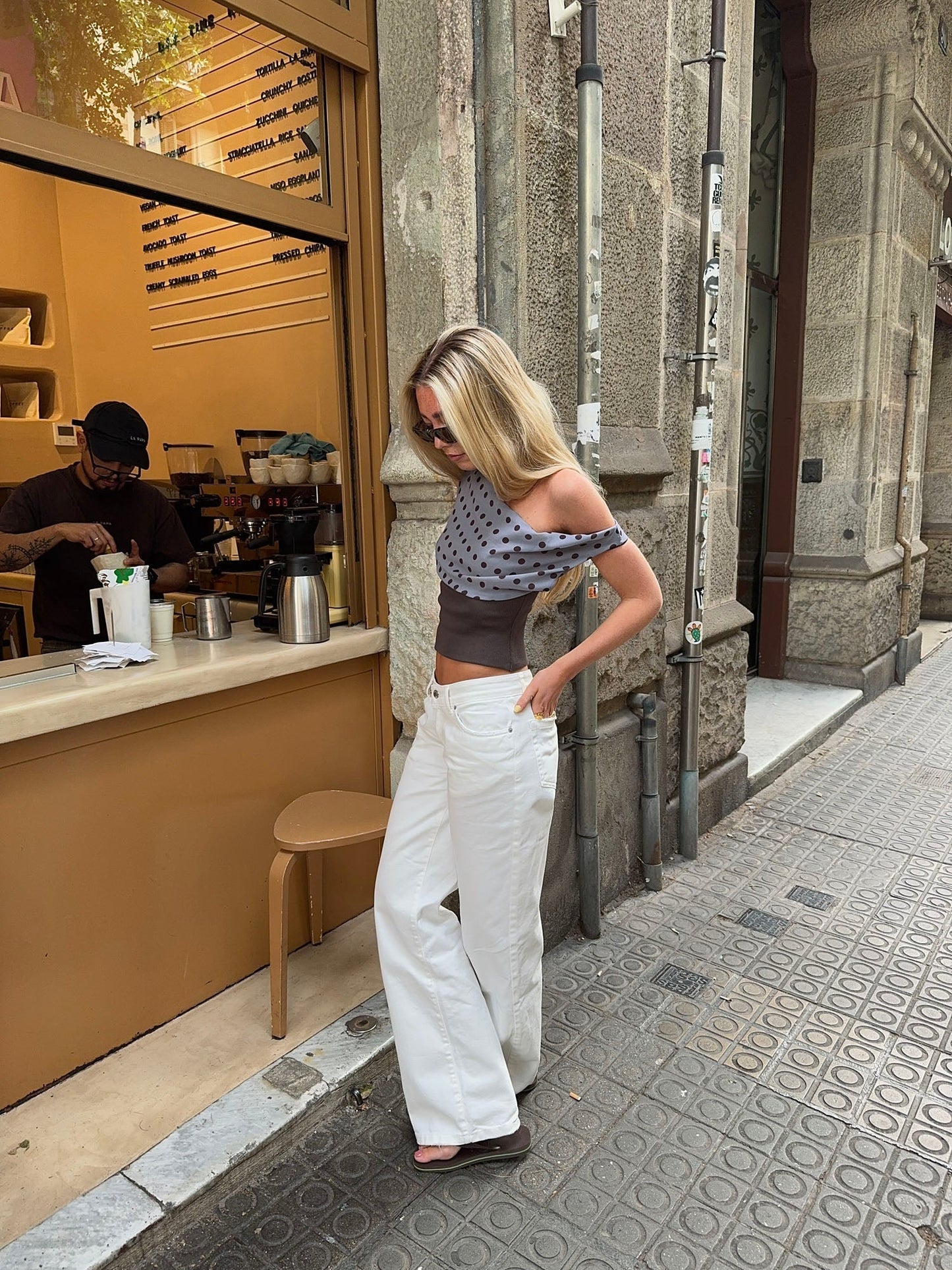 Astryra® Polka dotted top