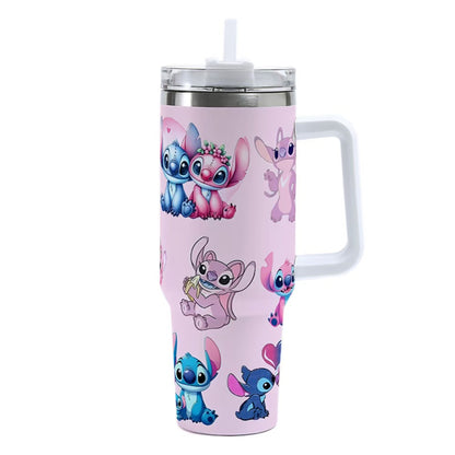 Stitch & Angel Rainbow Tumbler