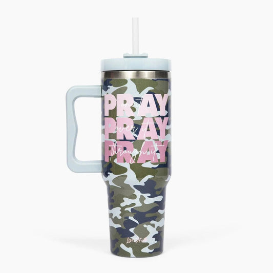 Astryra® 40oz Pray On It Camo Tumbler